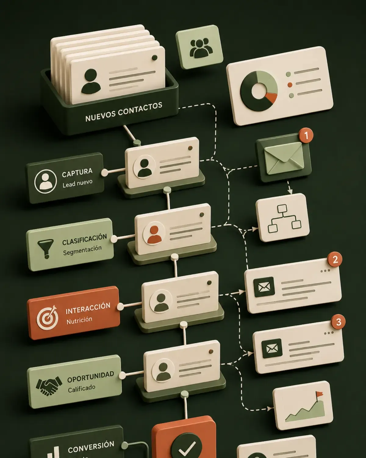 Sistema de CRM, automatización y seguimiento comercial